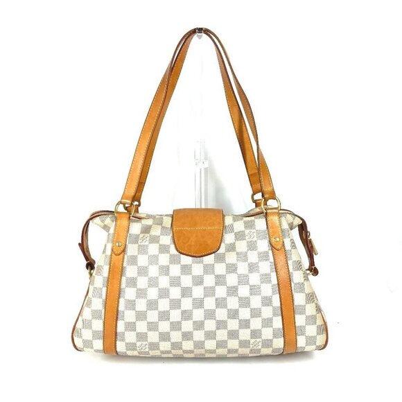 LOUIS VUITTON N42220 Damier Azur Stresa PM Shoulder Bag Tote Bag - Picture 2 of 14